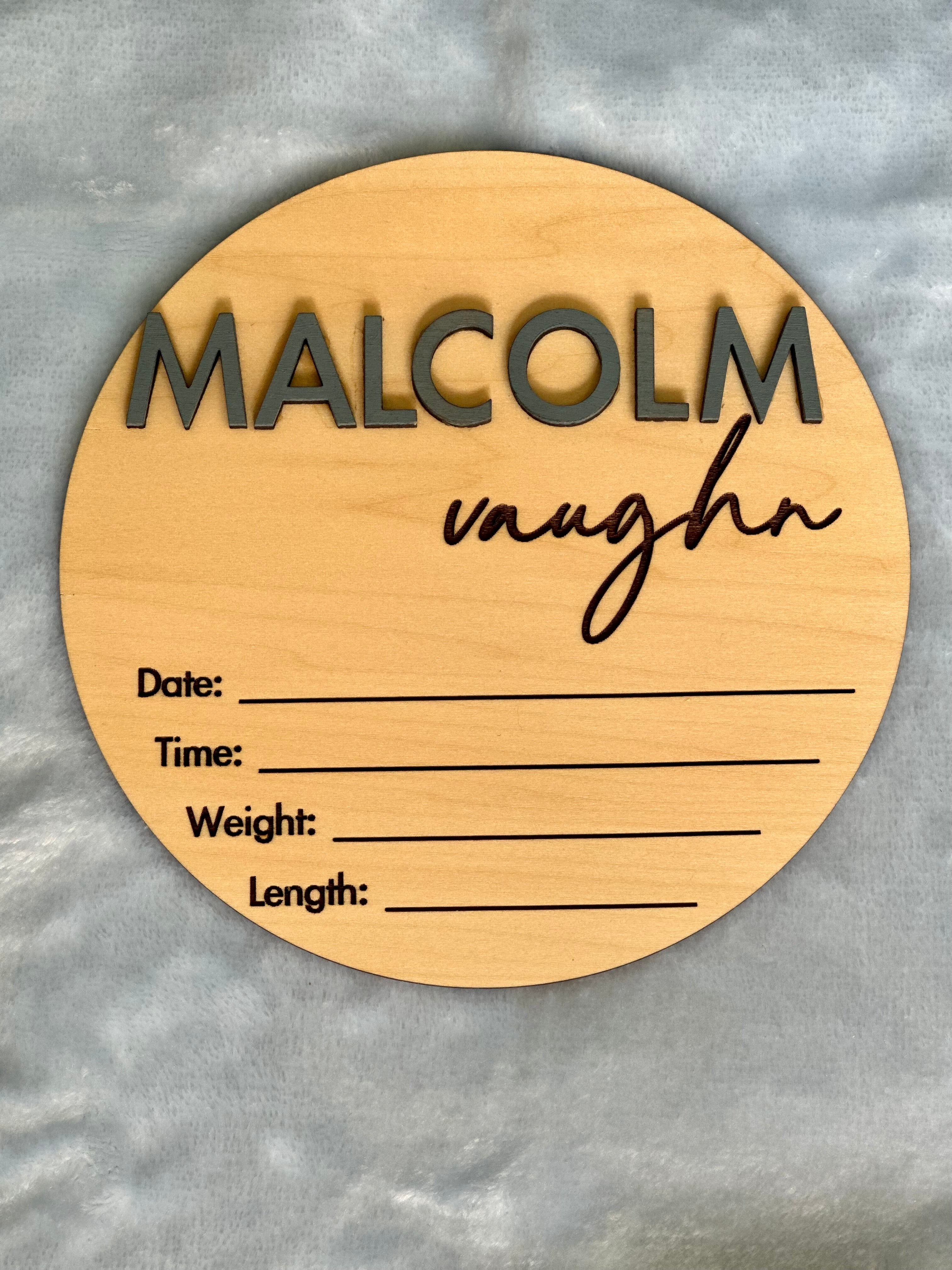 Baby Name Announcement