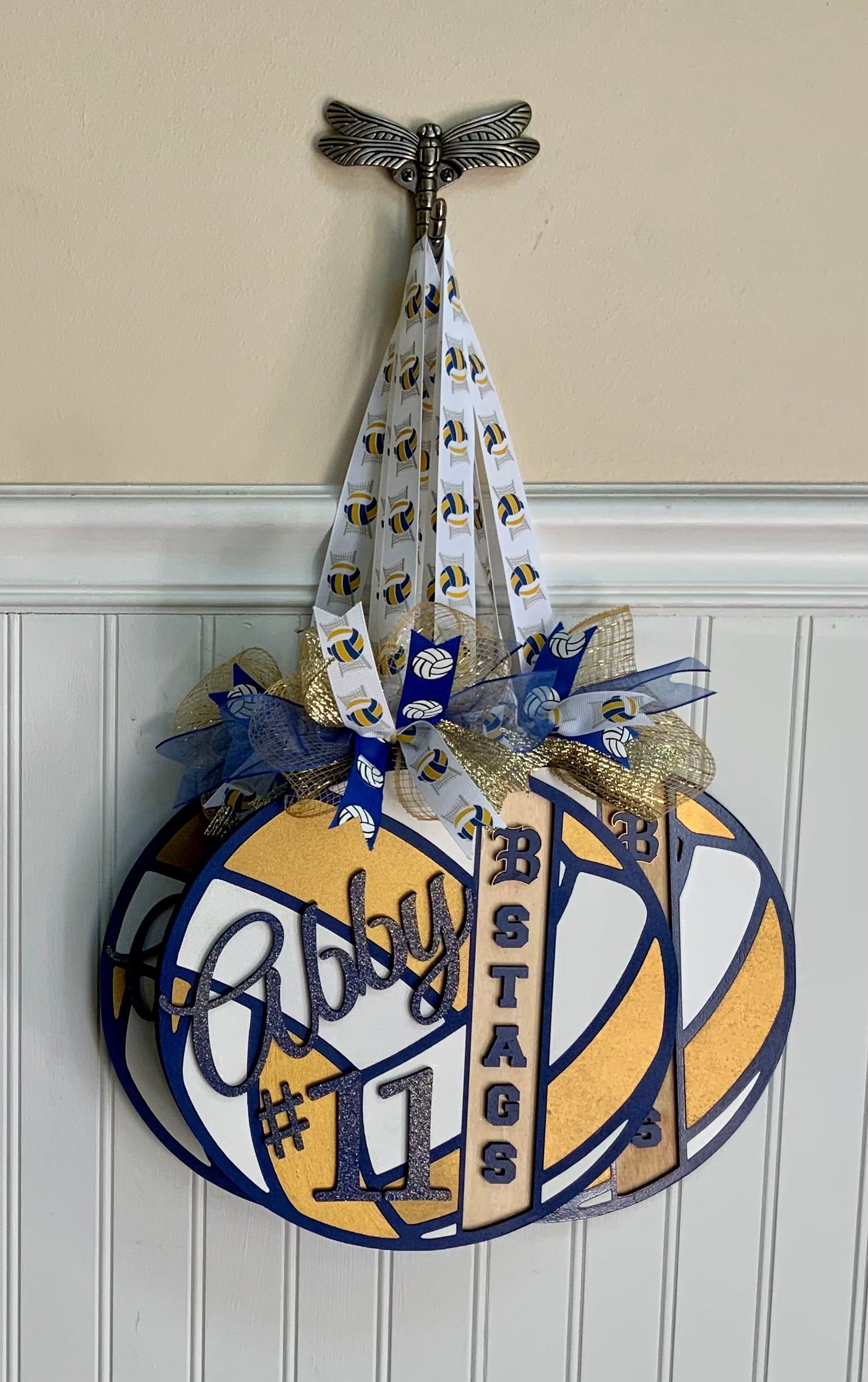 Volleyball Door Hanger