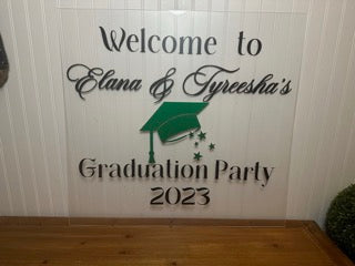 Custom Welcome Acrylic Sign