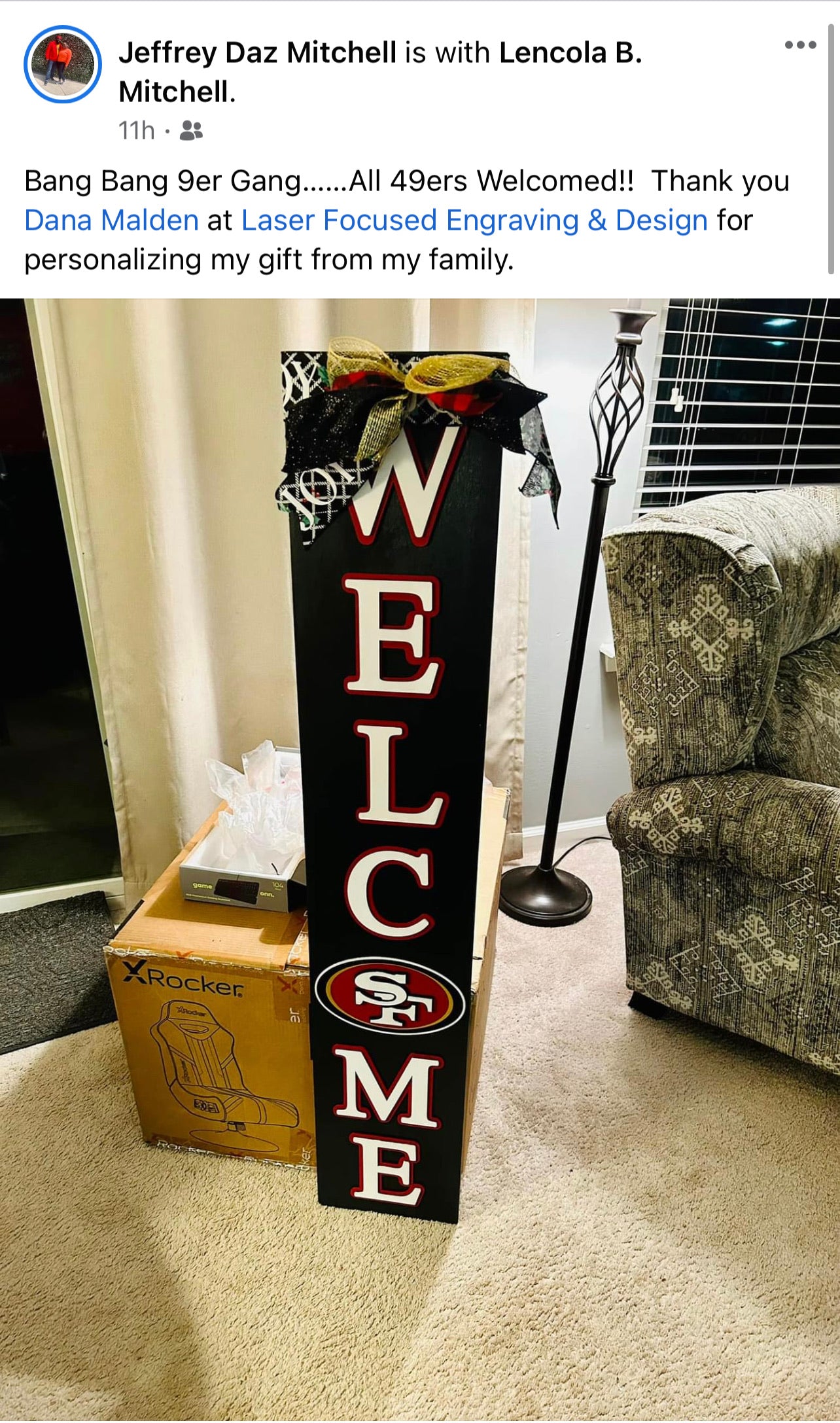 Welcome Porch Plank – LaserFocusedLLC