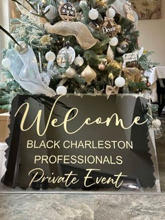 Custom Welcome Acrylic Sign