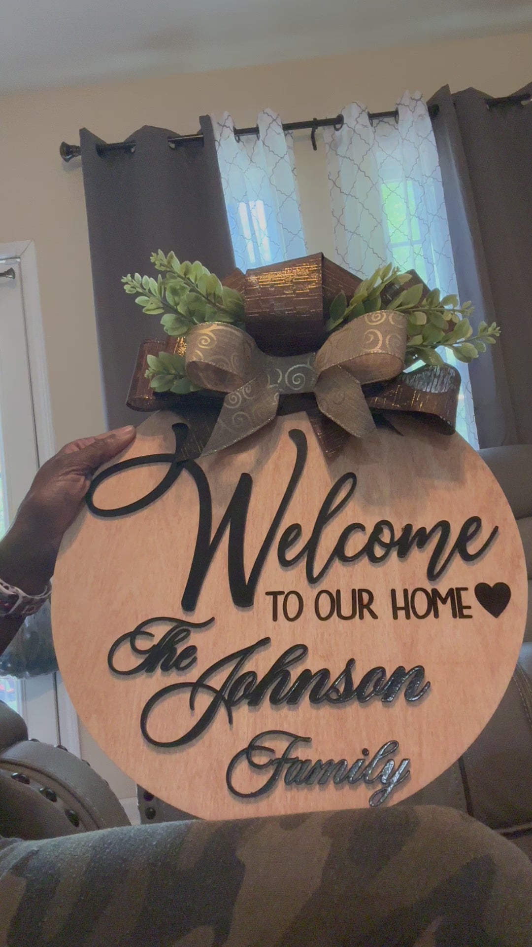 Personalized Door Hanger