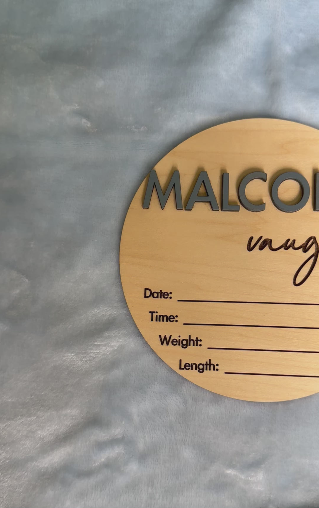 Baby Name Announcement