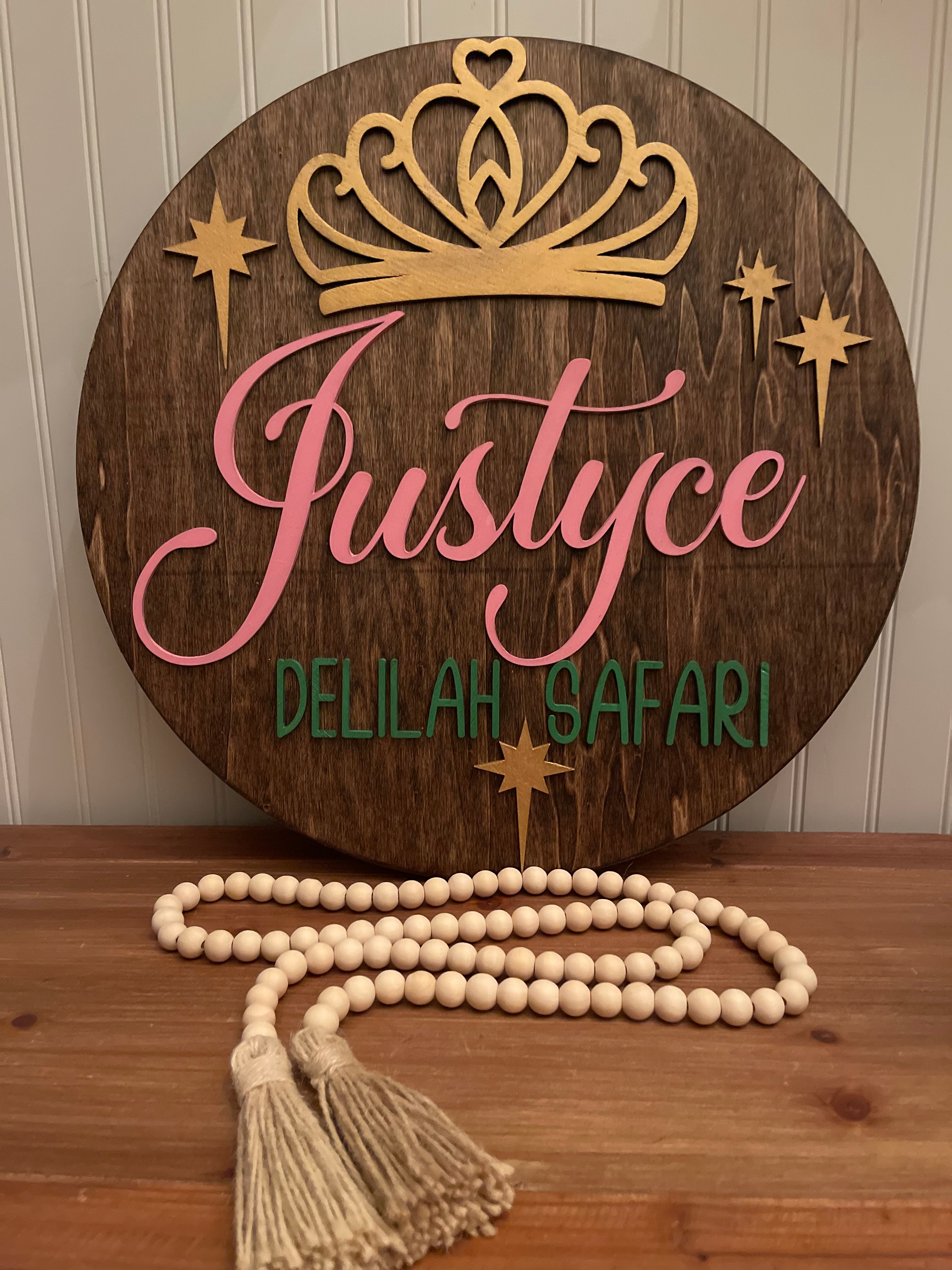 Nursery Wood Round - 19”