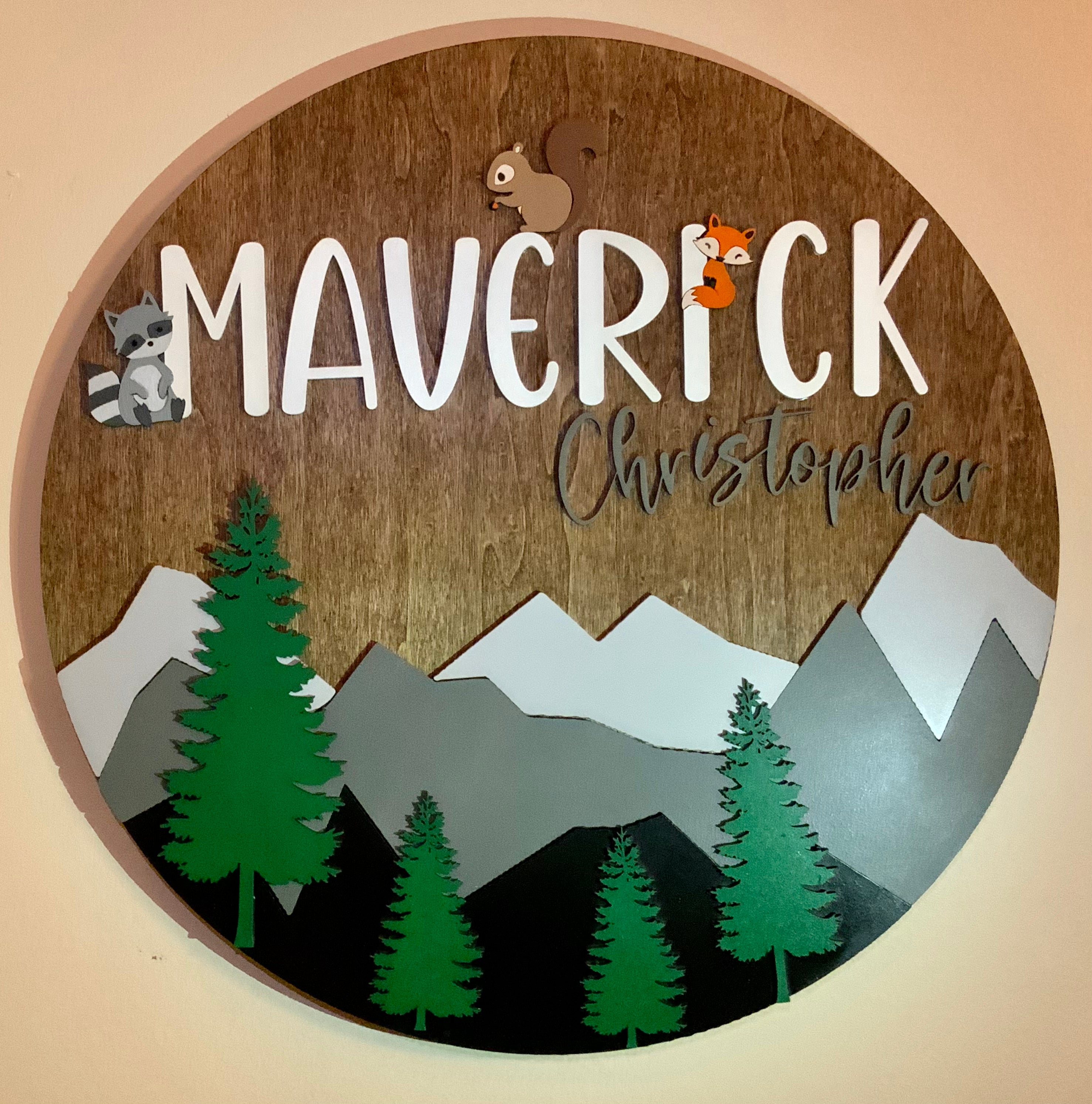 Nursery Wood Round - 19”