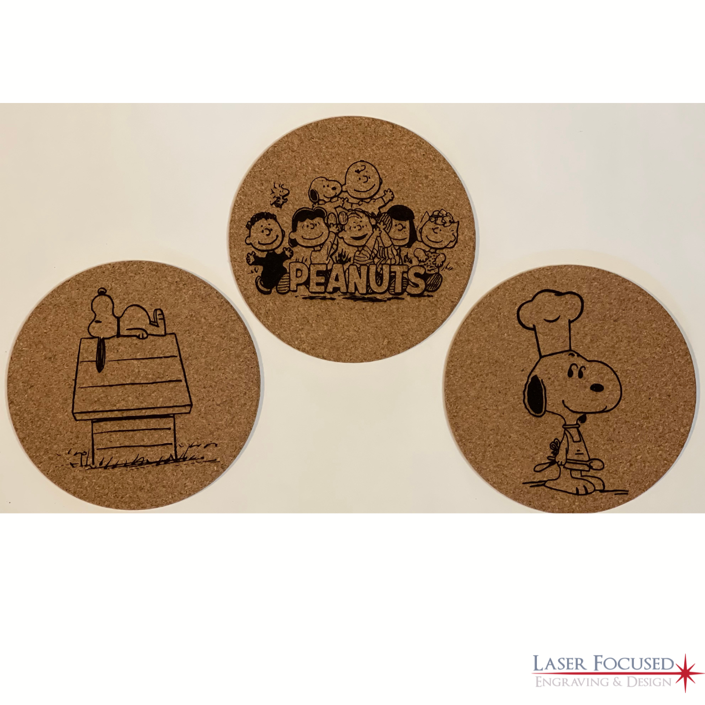 Engraved Cork Trivets