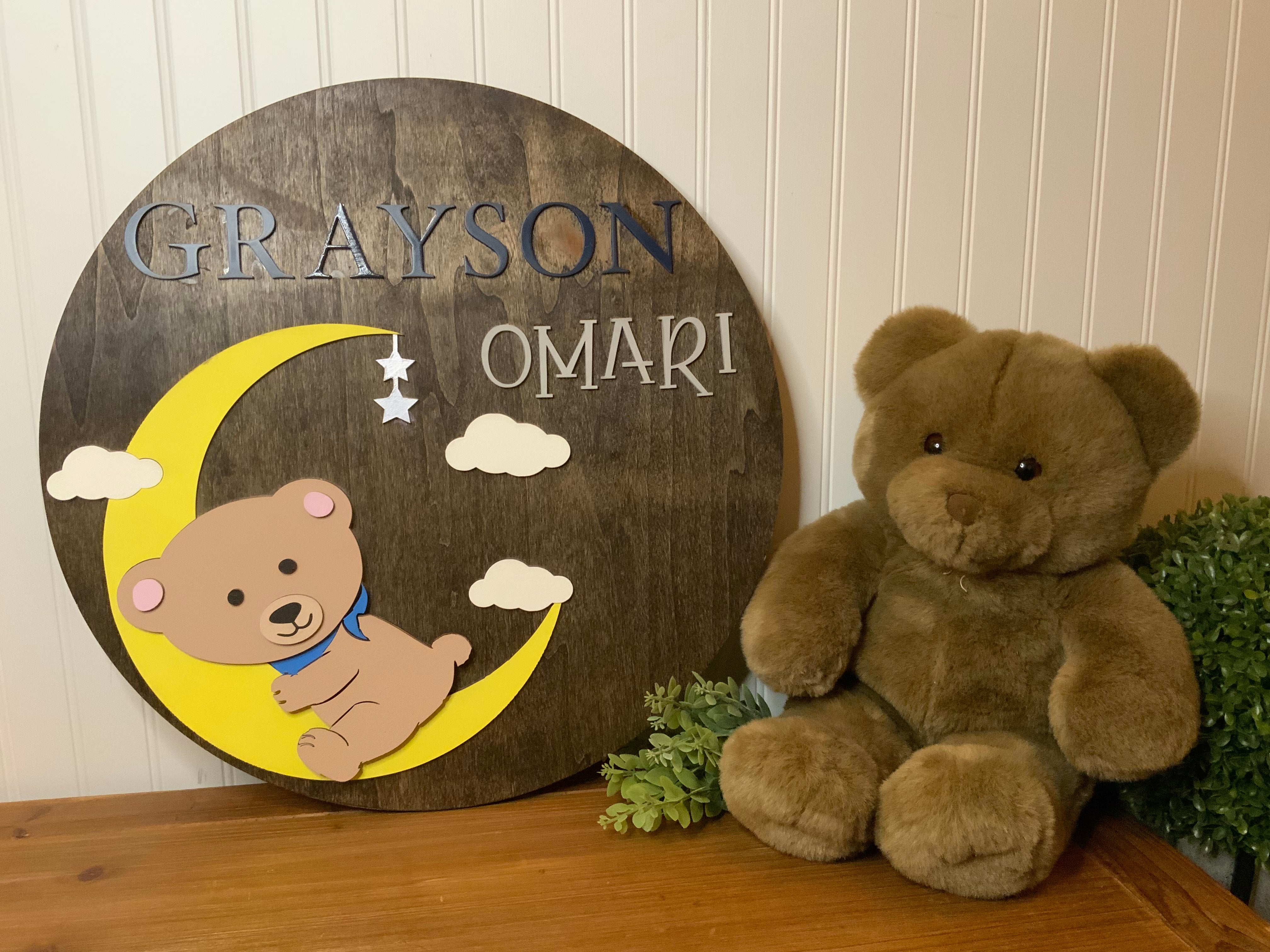 Nursery Wood Round - 19”