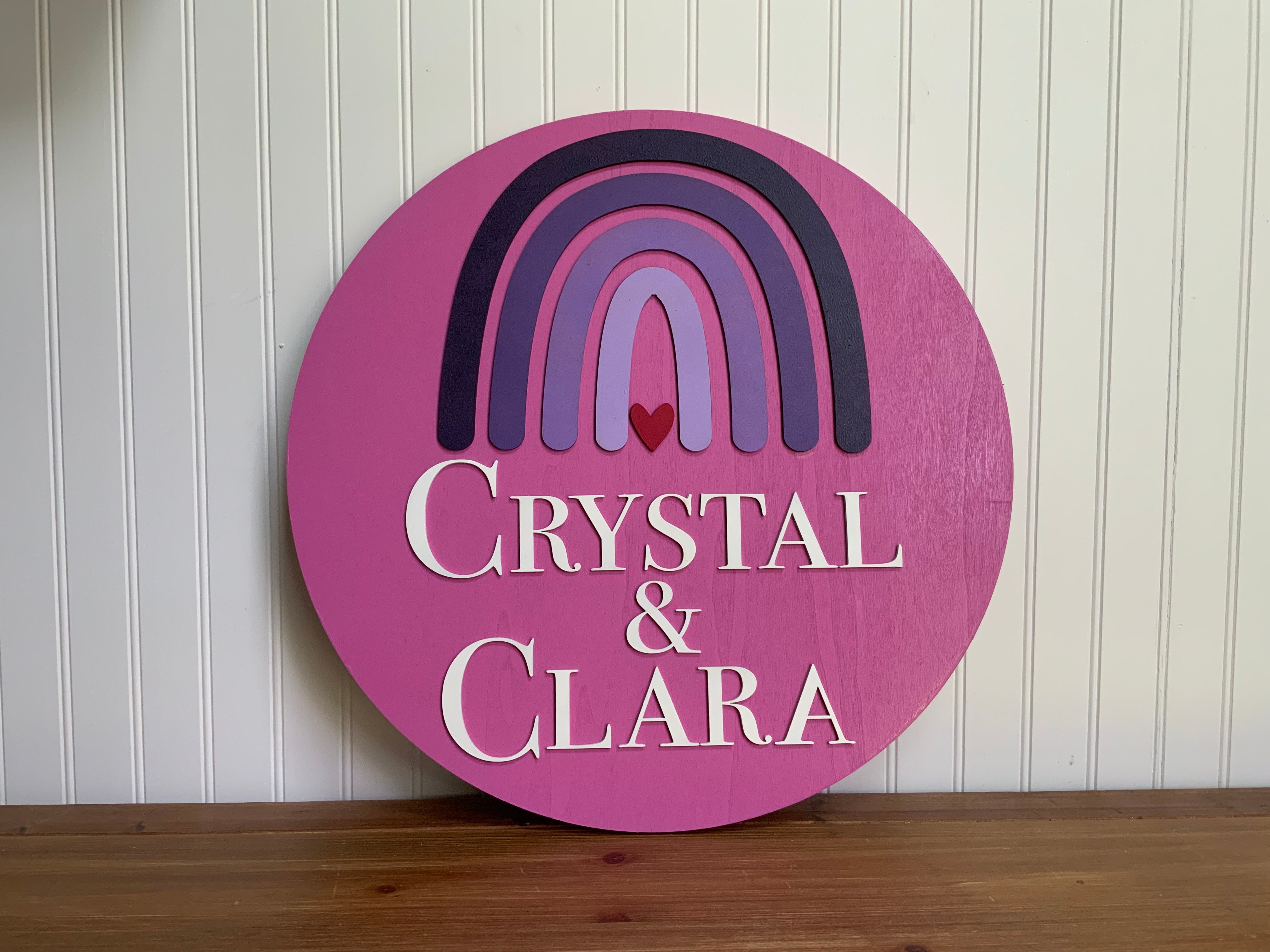 Nursery Wood Round - 19”