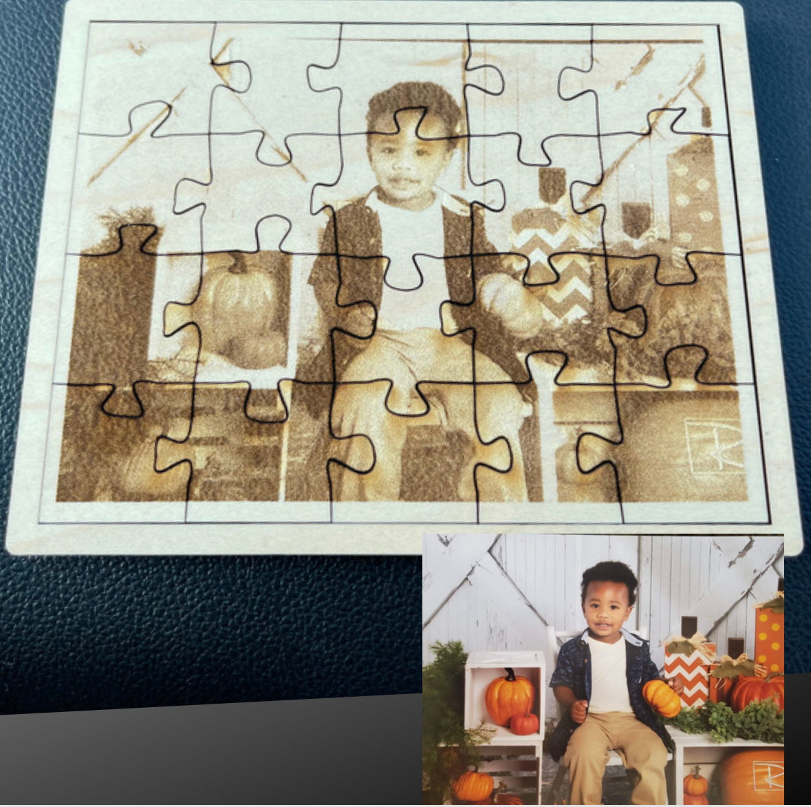 Personalized Portrait Puzzles